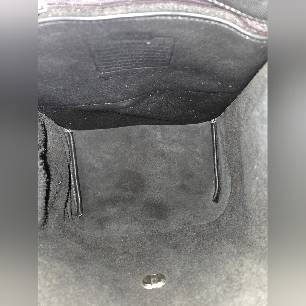 Vintage Coach Large Daypack With Nickle 🖤 9791 - Picture 11 of 15